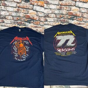 Metallica 72 Seasons North American Tour 2023 T-Shirt Gildan‎ Ultra Cotton 2XL